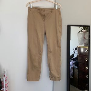 Talbots Dark Tan Chinos Size 10